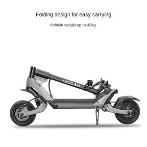 Scooter Eléctrico Todoterreno Hezzo de Aleación de Aluminio, 60V3200W23Ah, Doble Amortiguación Delantera y <span class=keywords><strong>Trasera</strong></span>, Neumático de 10 Pulgadas, Plegable - Product Image 4