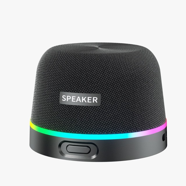 Direct Supply AI Smart Voice-activated RGB LED Waterproof Dustproof 5.3 Speakers Fabric Cover Mini Portable Design Private Mold