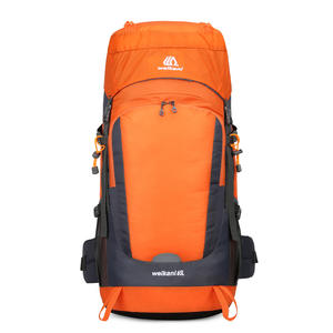 Sac à dos de randonnée en nylon 55+10L, sac de sport de plein air, imperméable, pour l'escalade, la randonnée, la montagne, housse de pluie, sac à dos de montagne - Product Image 5