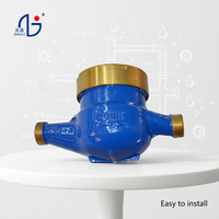 Medidores de Flujo de Agua Mecánicos Multi-Jet DN15-DN25, Protección IP68, Roscados, OEM, Precisión Clase B, ISO4064