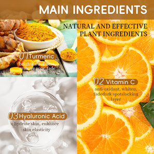 ชุดผลิตภัณฑ์ดูแลผิวออร์แกนิคแบบ OEM/ODM <span class=keywords><strong>ลด</strong></span><span class=keywords><strong>สิว</strong></span> ผิวขาวกระจ่างใส ด้วยขมิ้น <span class=keywords><strong>ครีม</strong></span>บำรุงผิวหน้า เซรั่มบำรุงผิวหน้า ผลิตภัณฑ์ดูแลผิวหน้าแบบ Private Label - Product Image 5