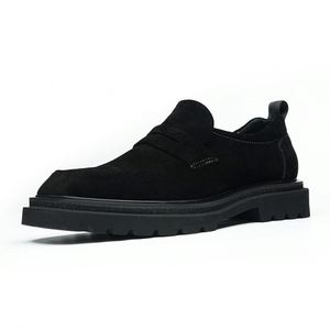 Populares Zapatos Clásicos de Lujo Originales para Hombre con Cordones, para Fiesta y Boda, Bordados, de Cuero Vacuno Marrón Otoñal, Personalizados para Aumentar la Altura - Product Image 2