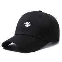 Casquette tissée brodée - Style coréen Sporty Trendy Printemps-automne Protection solaire Casquette de baseball réglable Casquette de sport de plein air