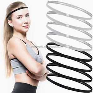 BELLEWORLD 14 couleurs vente CHAUDE <span class=keywords><strong>bandeau</strong></span> élastique 2024 bonbons couleurs <span class=keywords><strong>sport</strong></span> spa <span class=keywords><strong>bandeau</strong></span> course à pied Gym Yoga <span class=keywords><strong>bandeau</strong></span> pour femmes fille - Product Image 5