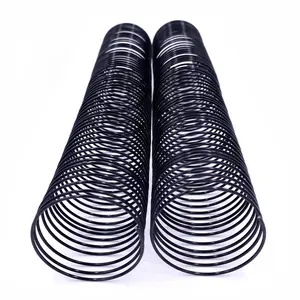 YPS 46mm Binding Spiral Metal Big Size Black Color Nylon Coated Spirals Of Metal Bind