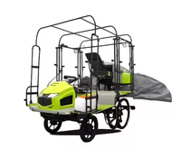 Le transplanteur de riz agricole automatique 2ZPY-13D actionné par le moteur avec l'engrenage offre la plantation séquentielle dans les rangées optimales