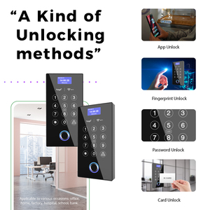 2025 New Arrivals Tuya <strong>Wifi</strong> Smart <strong>Fingerprint</strong> NFC <strong>Card</strong> Waterproof Keypad <strong>Fingerprint</strong> Door Biometric <strong>Access</strong> <strong>Control</strong> devices - Product Image 5