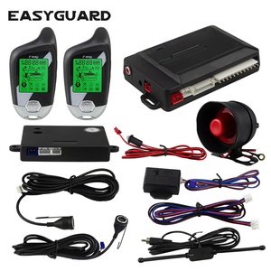 Factory Wholesale Price EASYGUARD EC203 LCD Pager Display 2 Way Car Alarm System with Ultrasonic Sensor <b>Vibration</b> Warning - Product Image 2