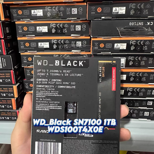 Untuk WD_Black SN7100 1TB NVMe SSD - Gen4 PCIe, M.2 2280 Next Gen TLC 3D NAND, untuk Laptop, SSD - WDS100T4X0E - Product Image 1