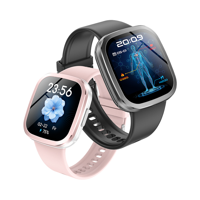 1.72inch ECG Smart Watch MT100 with 100+ Sports Mode Hearlth tracker Temperature Sleep Monitoring Smartwatch