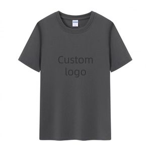 Camisetas de Poliéster Lisas al por Mayor, Baratas, con Logotipo Personalizado, Impresas con Serigrafía, de Secado Rápido, Manga Corta, Cuello Redondo, Corte Regular, Unisex - Product Image 3