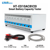 Analizador de Celdas de Batería Heltec Energy 1-20V 10A de 8 Canales con Software para PC para Ensamblaje y Clasificación de Paquetes de Baterías