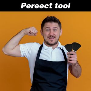Cepillo para Polvo de Nailon Negro de Bajo Pedido Mínimo con Mango de Plástico para Limpieza de Cuello y Cabello en Salón de Belleza y Barbería, Herramienta para Cortar el Cabello - Product Image 4