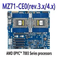 Carte mère Gigabyte MZ71-CE0 (rév. 3.x/4.x) pour processeurs EPYC série 7003, DDR4, usage serveur, reconditionnée, USB 3.0/2.0, socket SP3