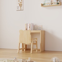 Ensemble d'armoires de rangement en bois massif de style nordique pour enfants, faites à la main, pour jouets de bébé et jeux de table