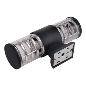 Placa de EE. UU. IP65 Lámpara de montaje en pared de doble cabeza impermeable con bases E27 para jardín al aire libre - Product Image 2