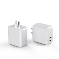 Chargeur mural rapide NULIKE C+A haute puissance, charge rapide PD 45W, chargeur Gan Type-C avec adaptateur OVP pour ordinateur portable