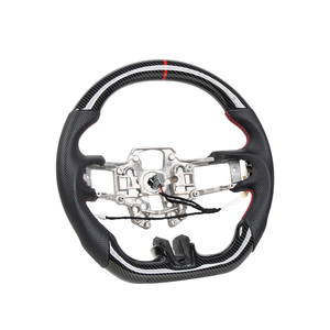 Volant en carbone personnalisé noir pour <span class=keywords><strong>Mustang</strong></span> 2018, volant pour <span class=keywords><strong>Ford</strong></span> <span class=keywords><strong>Mustang</strong></span> <span class=keywords><strong>GT</strong></span> 2018 - Product Image 1