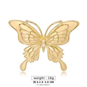 Broche de Mariposa Metálico con Diseño de Libélula, Chapado en Oro, para Mujer, Venta al Por Mayor, DIY, Exquisito y a la Moda - Product Image 6
