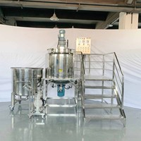 Cuve de mélange gainée ESKO 300L 500L 1000L à chauffage électrique pour le traitement des lotions, crèmes et beurres corporels