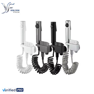 YF Moderno Kit de Ducha Bidet de Latón Sólido, Rociador de Mano para <span class=keywords><strong>Inodoro</strong></span>, Shattaf de Alta Presión, Pistola Rociadora para WC - Product Image 1