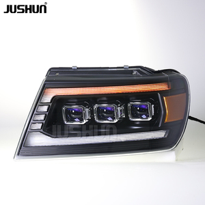 Faros Delanteros LED JUSHUN para Jeep <span class=keywords><strong>Grand</strong></span> <span class=keywords><strong>Cherokee</strong></span> 1999-2004, Lámpara Delantera Mejorada, Luz de Circulación Diurna, Accesorios para Automóviles - Product Image 3