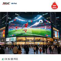 Mur vidéo LED extérieur IP65, panneau d'affichage LED couleur pour affichage 3D à l'œil nu, média routier, bord de piscine et concerts