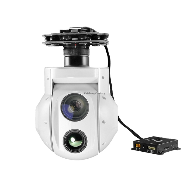 Q30TIR VTOL UAV Best Selling 30x Zoom EO & IR Dual Sensor Object Tracking Camera Gimbal Drone Topography