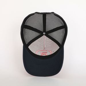 Chapeau de camionneur de sport en maille respirante brodée en 3D à 5 panneaux personnalisé pour les activités de plein air - Product Image 6