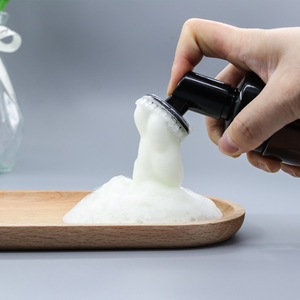 Mới Nhất Khuôn Mặt Miếng Bọt Biển Làm Sạch Tạo Bọt Trắng Rõ Ràng 100 120Ml <span class=keywords><strong>150</strong></span> 200Ml 250 <span class=keywords><strong>Ml</strong></span> Tay Xà Phòng Chai Với Bàn Chải - Product Image 5