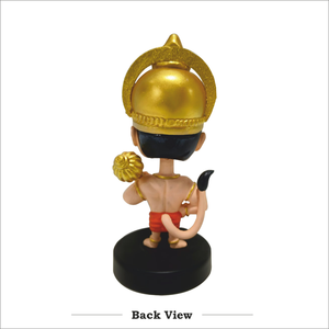 Statuette Hanuman Ji Bobblehead en résine pour tableau de bord, décoration spirituelle pour voiture, statue décorative hindoue pour la maison et le bureau - Product Image 2