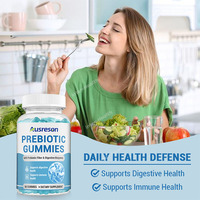 Complément alimentaire pour la santé digestive féminine, gommes probiotiques et prébiotiques en marque privée OEM