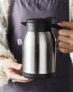 Nouvelle bouilloire moderne en acier inoxydable thermos bouteille d'eau chaude portable pour l'extérieur avec fonction anti-brûlure - Product Image 2
