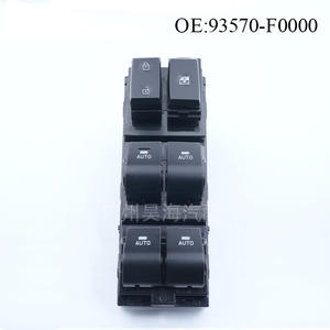 Interrupteurs de lève-vitres ABS 93570-F0000 pour Hyundai ELANTRA 2017-2020, haute spécification, état neuf, tension 12V - Product Image 2