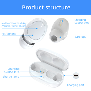 Audífonos Bluetooth con 19 Horas <span class=keywords><strong>de</strong></span> Duración <span class=keywords><strong>de</strong></span> Batería <span class=keywords><strong>por</strong></span> Carga, Diseño Mini Invisible, Amplificador <span class=keywords><strong>de</strong></span> Sonido Digital Recargable para Personas Mayores - Product Image 6