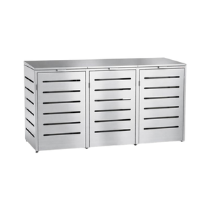 Bon prix, bac à déchets mural en métal pliable, portable, décoratif, résistant à l'eau, pour usage extérieur, EDPTBC000 - Product Image 1