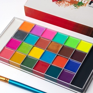 <span class=keywords><strong>Paleta</strong></span> de <span class=keywords><strong>pintura</strong></span> profesional para cara de Halloween, 26 <span class=keywords><strong>colores</strong></span>, arcoíris, purpurina - Product Image 3