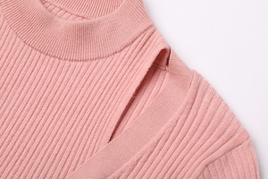 Personnalisable dames élégante robe de soirée de luxe hiver robe en tricot femmes confortable laine col bénitier OEM étage-longueur robe - Product Image 4