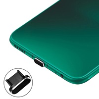 Bouchon anti-poussière de protection en métal pour Android, bouchons anti-poussière pour iPhone 16 15 14 13 12 11
