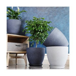 Amei Factory Supply - Grandes jardinières d'extérieur modernes en plastique PP, design contemporain, pour usage domestique, couleur et logo personnalisables - Product Image 1