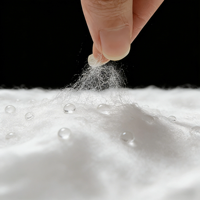 Isolation thermique et séchage rapide : Rembourrage en fibre de polyester vierge solide de qualité supérieure, directement de l'usine, pour la literie