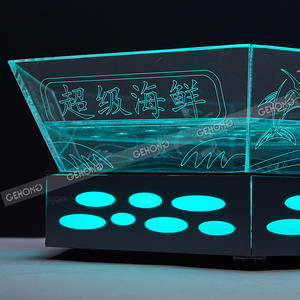 Présentoir Réfrigéré Électrique en Acrylique Transparent pour Aliments Froids, Sushi, Fruits <span class=keywords><strong>de</strong></span> <span class=keywords><strong>Mer</strong></span>, Desserts, Buffets, Hôtels, Restaurants et Traiteurs - Product Image 2