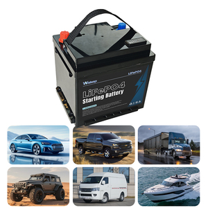 Pin khởi động xe hơi 12V 600CCA 36Ah 45Ah, in logo tùy chỉnh, đóng gói, sạc nhanh, hoạt động tốt trong thời tiết lạnh, khởi động/dừng xe, pin Lifepo4 - Product Image 1
