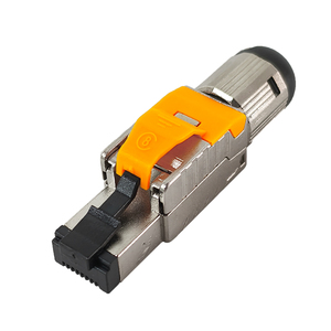 Acoplador RJ45 de Aleación de Zinc, Blindado STP, 8 Pines, Montaje en Panel, Conector Ethernet Sin Herramientas, CAT8, Enchufe Modular Sin Herramientas - Product Image 1