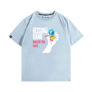Camiseta de manga corta GREEN DAY X Lonely Rock de marca conjunta, estilo vintage, anime, moderna, para hombre, verano, 100% algodón, corte holgado - Product Image 5