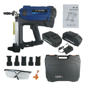 Pistolet à clous sans fil de haute qualité, <span class=keywords><strong>outil</strong></span> électrique alimenté par une batterie 21V, kit de pistolet à clous électrique pour le travail du bois - Product Image 1