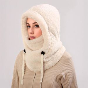 Çocuklar İçin Kışlık Sıcak ve Rüzgar Geçirmez Entegre Koruyucu Şapka Çocuk Kalın Örgü Şapka - Product Image 1