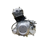 Ensemble moteur refroidi par air de haute qualité, neuf, électrique/à démarrage au pied, couleur argent, pour modèles de moto TVS HLX125