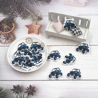 Breloques en silicone sans BPA pour véhicules tout-terrain, vente en gros, pour chaîne de sucette DIY, collier de dentition, décoration de stylo, soins bucco-dentaires pour bébé
