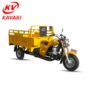 Guangzhou kavaki benzina benzina 3 ruote fabbrica di motori tricicli differenziale gear cargo triciclo con cabina di cina per la vendita - Product Image 6